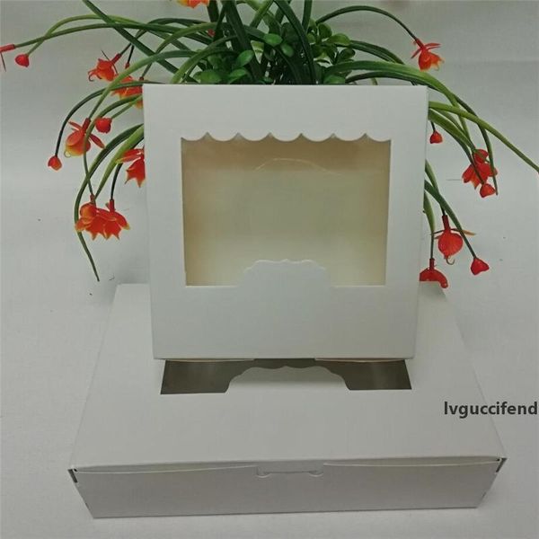 30pcs color kraft paper cake boxes clear window cupcake box 350gsm cardboard gift box baking mousse biscuit packing
30pcs color kraft paper cake boxes clear window cupcake box 350gsm cardboard gift box baking mousse biscuit packing