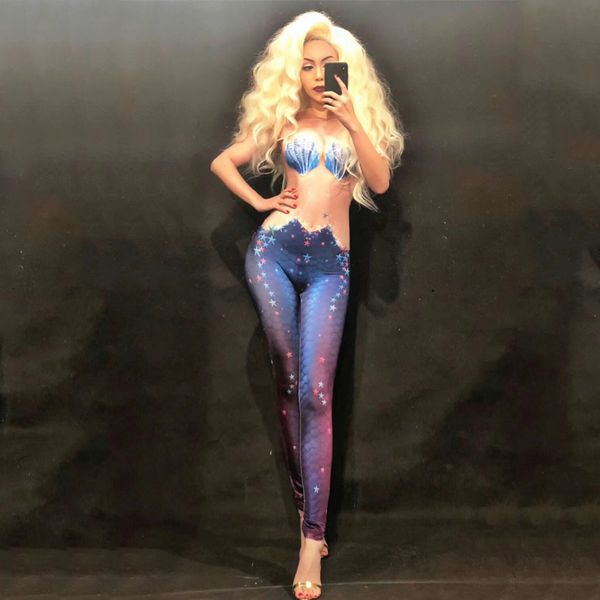 shell printing female jumpsuit singer stage wears bodysuit pole dancer outfit performance club party clothing women dt298, Black;red
shell printing female jumpsuit singer stage wears bodysuit pole dancer outfit performance club party clothing women dt298, Black;red