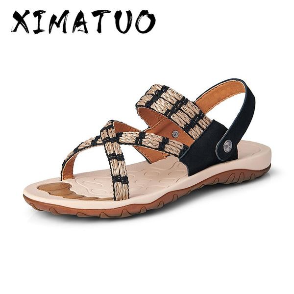 summer sandals new breathable leather sandals men casual shoes male soft rubber outdoor sneakers comfort driving shoes, Black
summer sandals new breathable leather sandals men casual shoes male soft rubber outdoor sneakers comfort driving shoes, Black