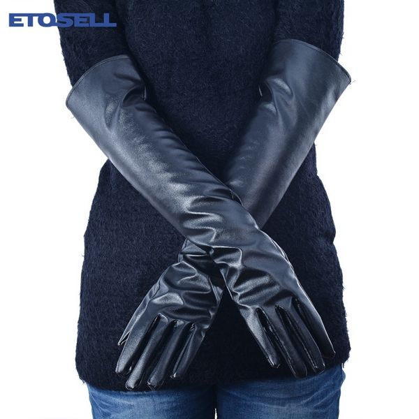 2 colors the new faux long leather gloves fashion women gloves warm outdoors long design gloves, Silver
2 colors the new faux long leather gloves fashion women gloves warm outdoors long design gloves, Silver