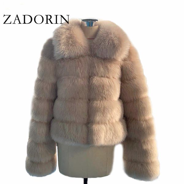 zadorin 2020 high luxury faux fur jacket women fluffy turn down fur collar thick warm faux coat plus size winter clothes, Black
zadorin 2020 high luxury faux fur jacket women fluffy turn down fur collar thick warm faux coat plus size winter clothes, Black