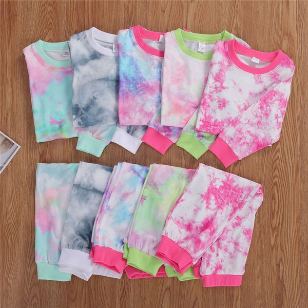children autumn spring homewear baby girls boys tie-dye clothes sets long sleeve o-neck pullover t shirts pants tracksuit, White
children autumn spring homewear baby girls boys tie-dye clothes sets long sleeve o-neck pullover t shirts pants tracksuit, White