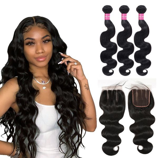 human hair 3 bundles brazilian body wave with frontal closure 13x4 ear to ear lace frontal closure with bundles, Black
human hair 3 bundles brazilian body wave with frontal closure 13x4 ear to ear lace frontal closure with bundles, Black