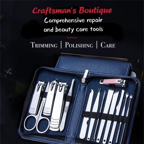 high-end stainless steel manicure set, nail clippers, beauty pliers, manicure pedicure tool set, sharp, labor-saving and durable
high-end stainless steel manicure set, nail clippers, beauty pliers, manicure pedicure tool set, sharp, labor-saving and durable