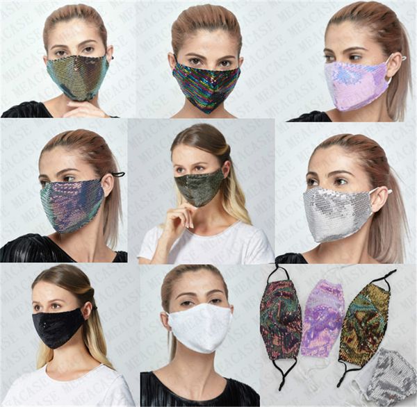 sequins masks can insert filter washable sequined designer face mask women glitter mouth cover face shield reusable shiny sales d72104
sequins masks can insert filter washable sequined designer face mask women glitter mouth cover face shield reusable shiny sales d72104
