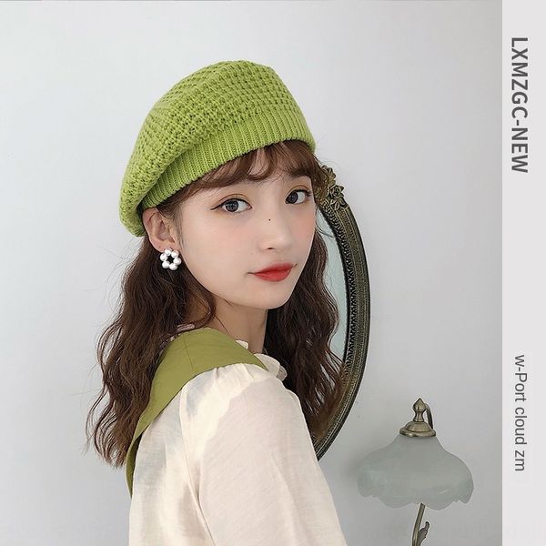 ins web celebrity with the same style new women's avocado color beret beret knitted hat knitted hathat in early autumn, Blue;gray
ins web celebrity with the same style new women's avocado color beret beret knitted hat knitted hathat in early autumn, Blue;gray