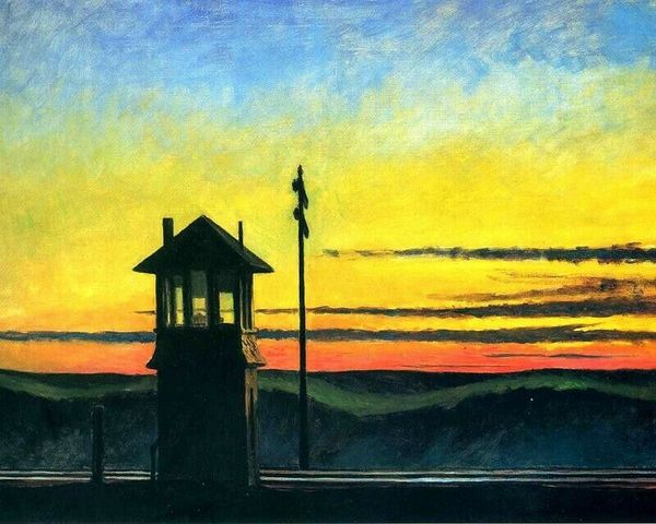 edward hopper railroad sunset home decor handcrafts /hd print oil painting on canvas wall art canvas pictures 200802
edward hopper railroad sunset home decor handcrafts /hd print oil painting on canvas wall art canvas pictures 200802