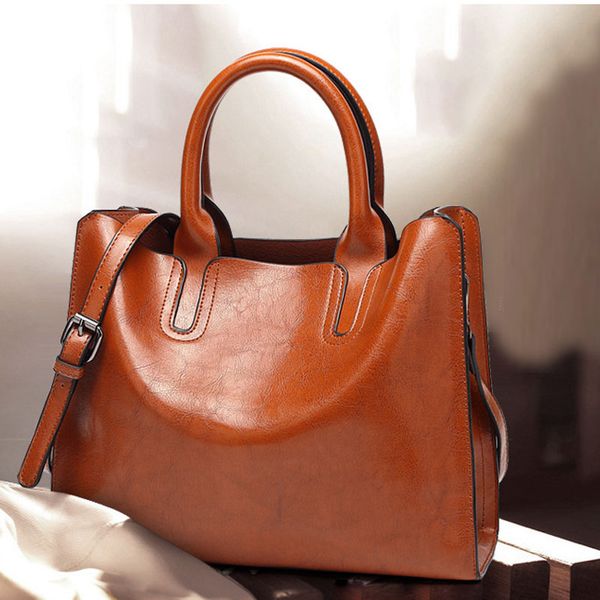 new leather women's bag korean fashion shoulder bag messenger wax leather tote retro bucket high grade shopping
new leather women's bag korean fashion shoulder bag messenger wax leather tote retro bucket high grade shopping