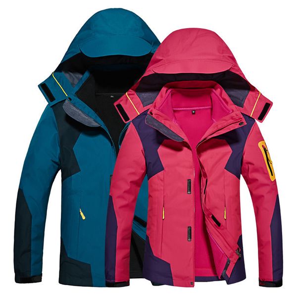 outdoor jackets&hoodies men and women ski jacket 3 in 1 winter waterproof male femalethick warm hiking camping coat plus size 6xl, Blue;black
outdoor jackets&hoodies men and women ski jacket 3 in 1 winter waterproof male femalethick warm hiking camping coat plus size 6xl, Blue;black