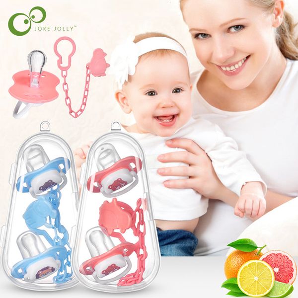 baby pacifier set silicone nipple + chain combination baby sleeping pacifier 2 nipple 1chain 1dustproof storage box zxh
baby pacifier set silicone nipple + chain combination baby sleeping pacifier 2 nipple 1chain 1dustproof storage box zxh