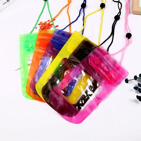 tiktok transparent mobile phone mobile phone meituan waterproof bag swimming fitness waterproof bag