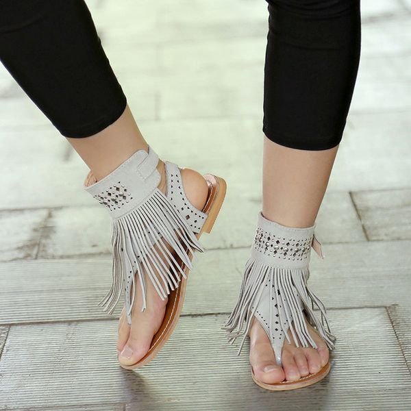 gladiator sandals tassel ankle female slingback women bohemia women's strap woman flip flop ladies fashion shoes plus size, Black
gladiator sandals tassel ankle female slingback women bohemia women's strap woman flip flop ladies fashion shoes plus size, Black