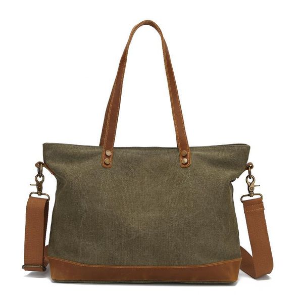 autumn new casual women's canvas handbag tote bag crazy horse leather shoulder messenger bag
autumn new casual women's canvas handbag tote bag crazy horse leather shoulder messenger bag
