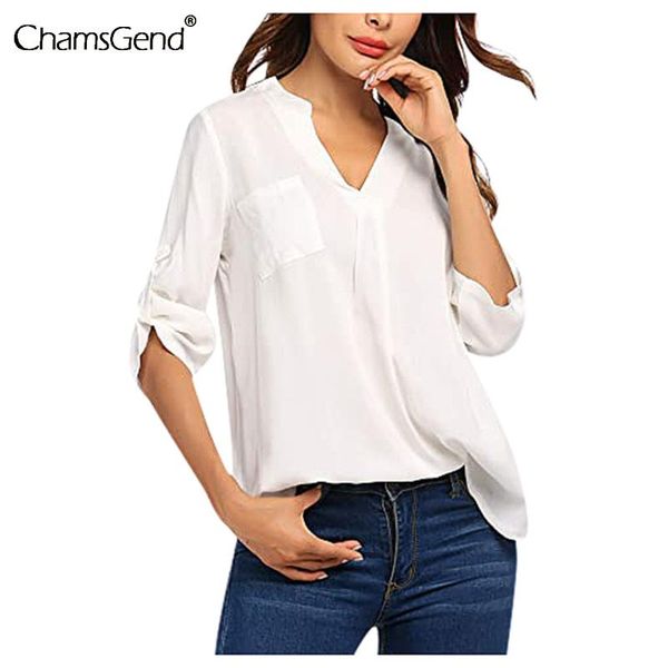 2020 new design women blouses fashion v neck chiffon blouse shirt solid vintage casual pullover elegant office work shirt, White
2020 new design women blouses fashion v neck chiffon blouse shirt solid vintage casual pullover elegant office work shirt, White