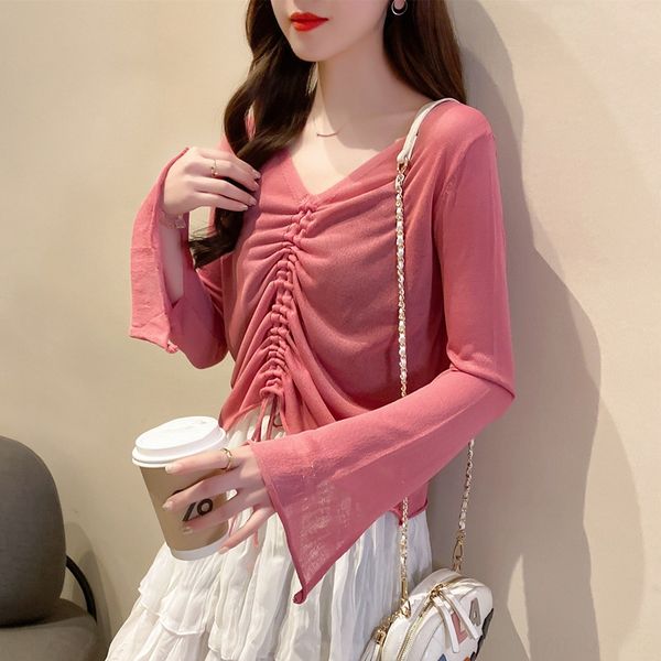 2020 summer coat candy candy color outerwear loose sunscreen shirt women's thin ice silk knitted shirt, White;black
2020 summer coat candy candy color outerwear loose sunscreen shirt women's thin ice silk knitted shirt, White;black