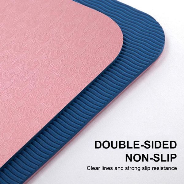 183 * 61 * 0.6cm fitness mat universal body line elasticity outdoor non-slip mat yoga durable aerobics
183 * 61 * 0.6cm fitness mat universal body line elasticity outdoor non-slip mat yoga durable aerobics