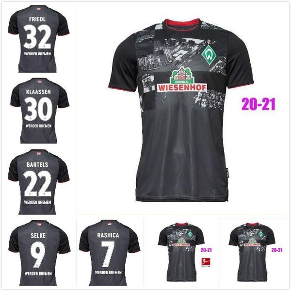 2020 2021 sv werder bremen third soccer jerseys kit 20 21 away friedl klaassen selke rashica bartels werder bremen home football shirts, Black;yellow
2020 2021 sv werder bremen third soccer jerseys kit 20 21 away friedl klaassen selke rashica bartels werder bremen home football shirts, Black;yellow
