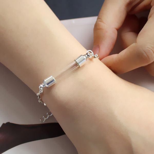 1pc glass vial rice bracelets 6mm curve vials preglued screw caps perfume vial bracelets wishing bracelet for women, Black
1pc glass vial rice bracelets 6mm curve vials preglued screw caps perfume vial bracelets wishing bracelet for women, Black