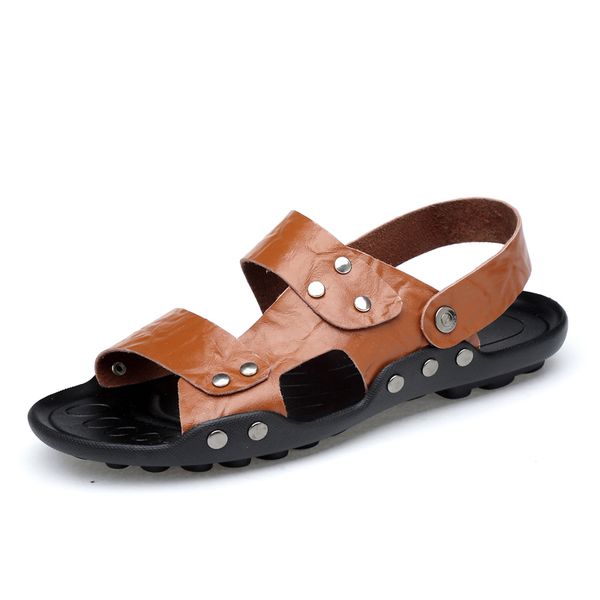 new men's sandals summer men casual shoes lightweight leather men beach flip flop comfortable slip-on mens outdoor slippers, Black
new men's sandals summer men casual shoes lightweight leather men beach flip flop comfortable slip-on mens outdoor slippers, Black