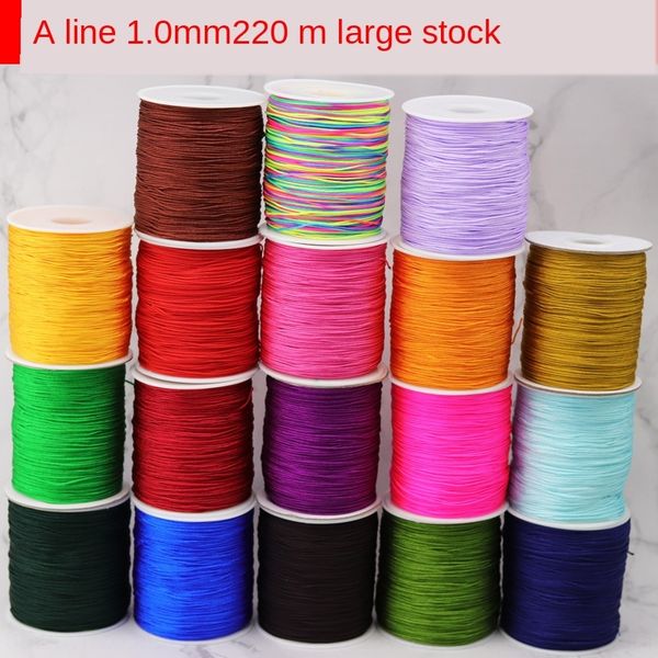 3luh5 taiwan jade thread a line chinese diy chinese knot bracelet knot knitting rope wire necklace bracelet diy handmade a line nylon 1.0 22, Silver
3luh5 taiwan jade thread a line chinese diy chinese knot bracelet knot knitting rope wire necklace bracelet diy handmade a line nylon 1.0 22, Silver