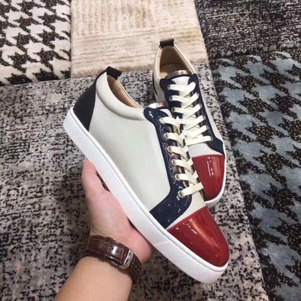 luxurious outdoor men red bottom sneakers genuine leather men low cut junior luxurious brand women casual walking with box,eu35-46, Black
luxurious outdoor men red bottom sneakers genuine leather men low cut junior luxurious brand women casual walking with box,eu35-46, Black