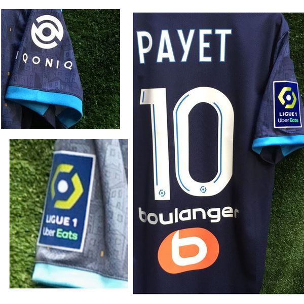 2020 om payet benedetto maillot thauvin rongier alvaro mandanda with full sponsor soccer patch badge
2020 om payet benedetto maillot thauvin rongier alvaro mandanda with full sponsor soccer patch badge