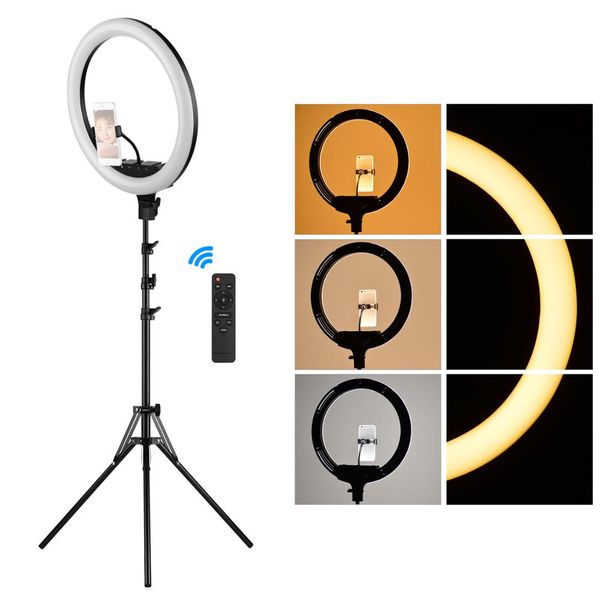 3 phone holder 18 inch led ring light lamp 48w remote dimmable brightness adjustable 3 color temperature lighting pgraphy
3 phone holder 18 inch led ring light lamp 48w remote dimmable brightness adjustable 3 color temperature lighting pgraphy