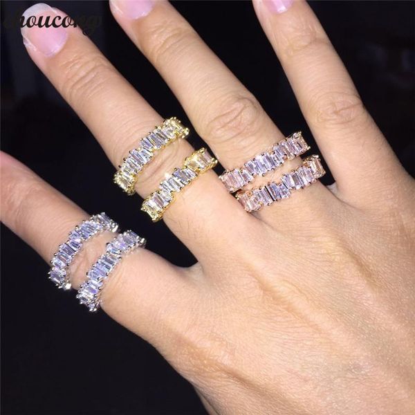 vecalon 3 colors baguette ring 925 sterling silver diamond statement party wedding band rings for women men finger jewelry, Slivery;golden
vecalon 3 colors baguette ring 925 sterling silver diamond statement party wedding band rings for women men finger jewelry, Slivery;golden