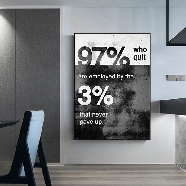 black and white motivational quate canvas painting never gave up cuadros wall art pictures for living room home decor (no frame
black and white motivational quate canvas painting never gave up cuadros wall art pictures for living room home decor (no frame