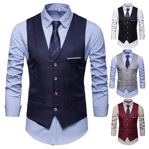 men formal business dress vest wedding double breasted classic waist coat m-2xl new fashion, Black;white
men formal business dress vest wedding double breasted classic waist coat m-2xl new fashion, Black;white