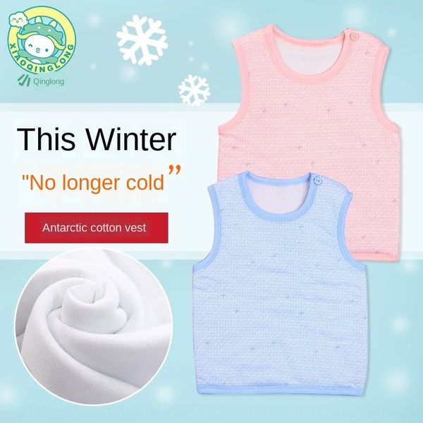 little qinglong antarctic baby warm warm cotton vest antarctic cotton shoulder buckle vest, Blue
little qinglong antarctic baby warm warm cotton vest antarctic cotton shoulder buckle vest, Blue