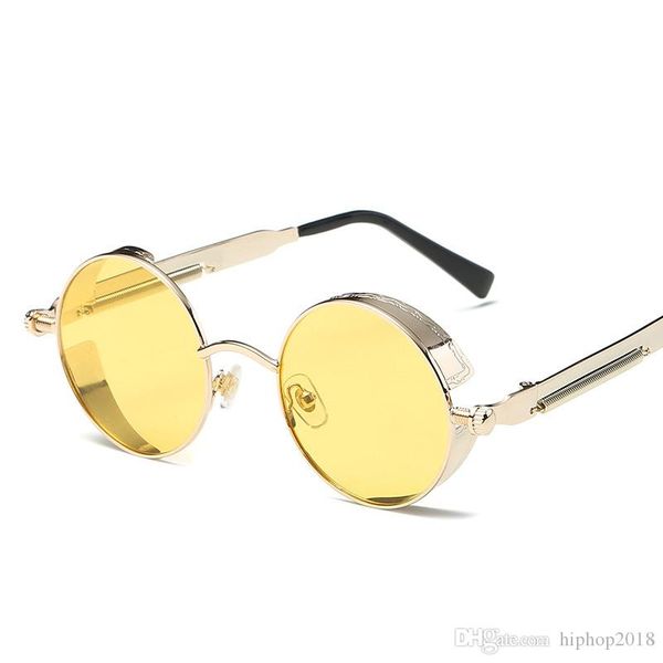 дизайнер ретро vintage очки для mens new round metal sunglasses uv400 стимпанк женская мода солнцезащитные очки с пружинными leg, White;black
дизайнер ретро vintage очки для mens new round metal sunglasses uv400 стимпанк женская мода солнцезащитные очки с пружинными leg, White;black