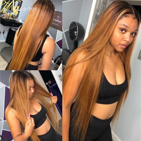 wigleader ombre remy human hair lace front wigs preplucked 13x6 lace frontal wigs dark root remy hair wigs with baby hair, Black
wigleader ombre remy human hair lace front wigs preplucked 13x6 lace frontal wigs dark root remy hair wigs with baby hair, Black