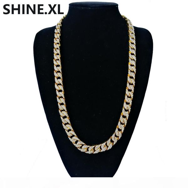 14мм майами кубинской цепочка золото серебро цвет покрыл iced out bling rhinestone мужчины ожерелье 30" партия ювелирных изделий, Silver
14мм майами кубинской цепочка золото серебро цвет покрыл iced out bling rhinestone мужчины ожерелье 30" партия ювелирных изделий, Silver