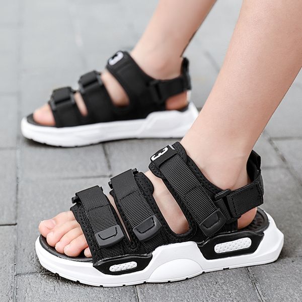 and children's men's and women's 2020 new black sandals korean fashion jinjiang sandals children's shoes, Black;red
and children's men's and women's 2020 new black sandals korean fashion jinjiang sandals children's shoes, Black;red