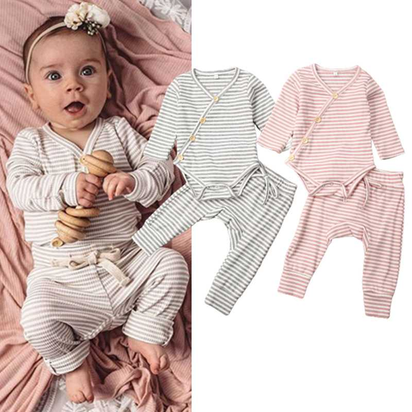 clothing sets bunvel 1-5years baby autumn long sleeve rompers jumpsuit+striped pants born girls boys 2pcs outfits set costume, White
clothing sets bunvel 1-5years baby autumn long sleeve rompers jumpsuit+striped pants born girls boys 2pcs outfits set costume, White
