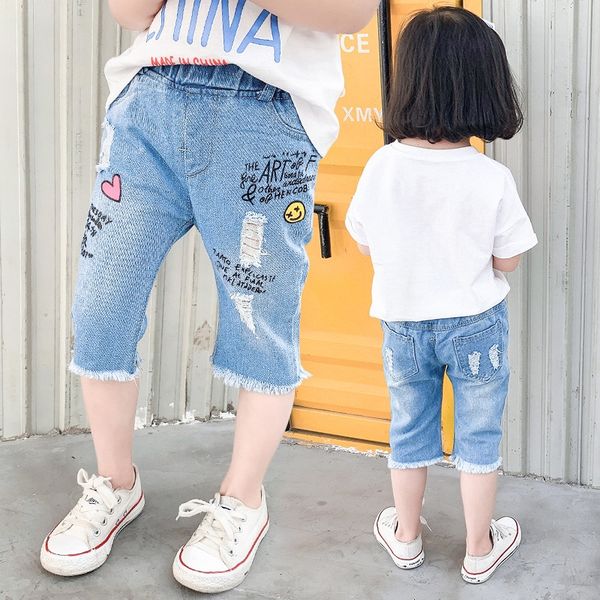 girls' denim capri pants 2020 children's summer clothes panty panty new girl all-match korean style children's pants fashion, Blue
girls' denim capri pants 2020 children's summer clothes panty panty new girl all-match korean style children's pants fashion, Blue