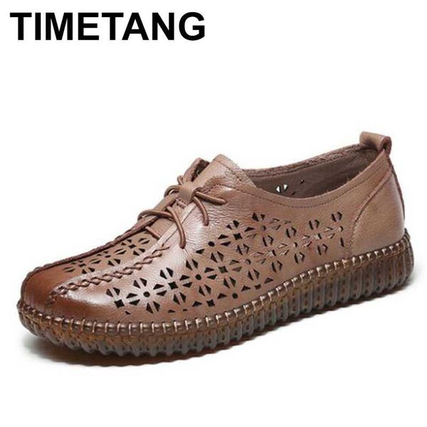timetang 2020 new women flat shoes woman fashion genuine leather shoes women soft-sole non-slip hole breathable mom, Black
timetang 2020 new women flat shoes woman fashion genuine leather shoes women soft-sole non-slip hole breathable mom, Black