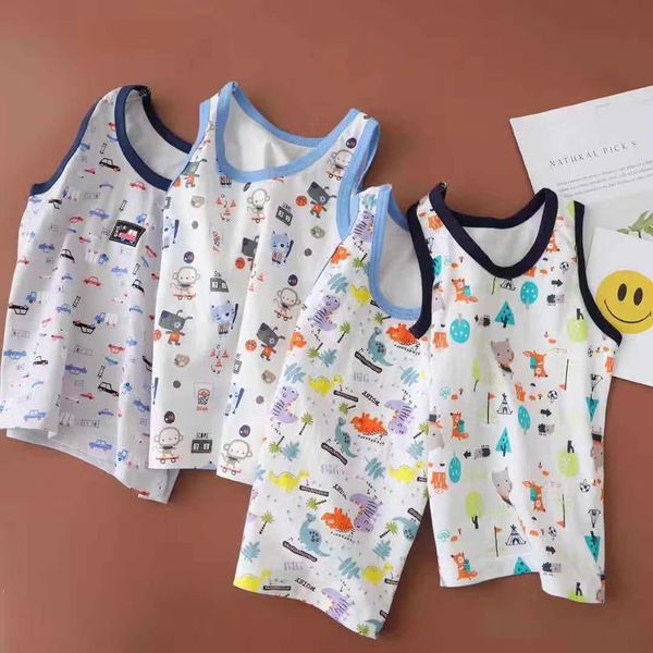 2020 new korean style children's cartoon cotton breathable vest boys' and girls' comfortable children's vest, Blue
2020 new korean style children's cartoon cotton breathable vest boys' and girls' comfortable children's vest, Blue