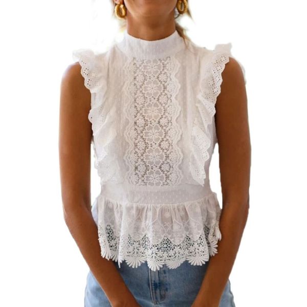 backless lace embroidery women tank ruffled hollow out peplum female summer style streetwear ladies white
backless lace embroidery women tank ruffled hollow out peplum female summer style streetwear ladies white