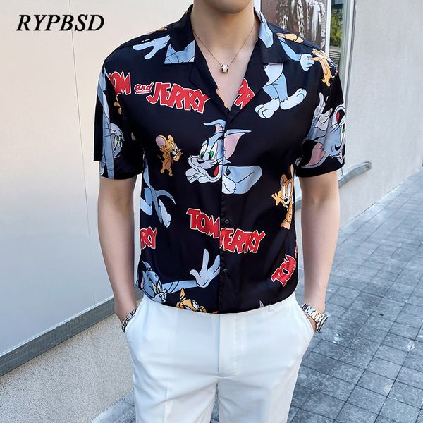 jerry mouse cat tom print summer short sleeve shirt men women 2020 japanese cartoon casual shirts chemise hawaiienne homme, White;black
jerry mouse cat tom print summer short sleeve shirt men women 2020 japanese cartoon casual shirts chemise hawaiienne homme, White;black