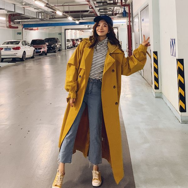 2020 new autumn women removable hooded windbreaker female double breasted coat ladies leisure jacket girls long section outwear, Tan;black
2020 new autumn women removable hooded windbreaker female double breasted coat ladies leisure jacket girls long section outwear, Tan;black
