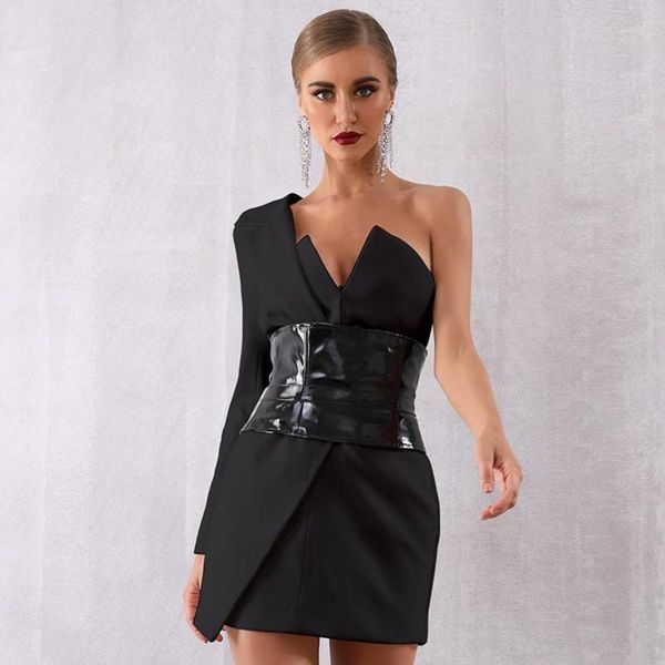 casual dresses est 2021 celebrity party bodycon dress women long sleeve one-shoulder v-neck runway night out club vestidos, Black;gray
casual dresses est 2021 celebrity party bodycon dress women long sleeve one-shoulder v-neck runway night out club vestidos, Black;gray