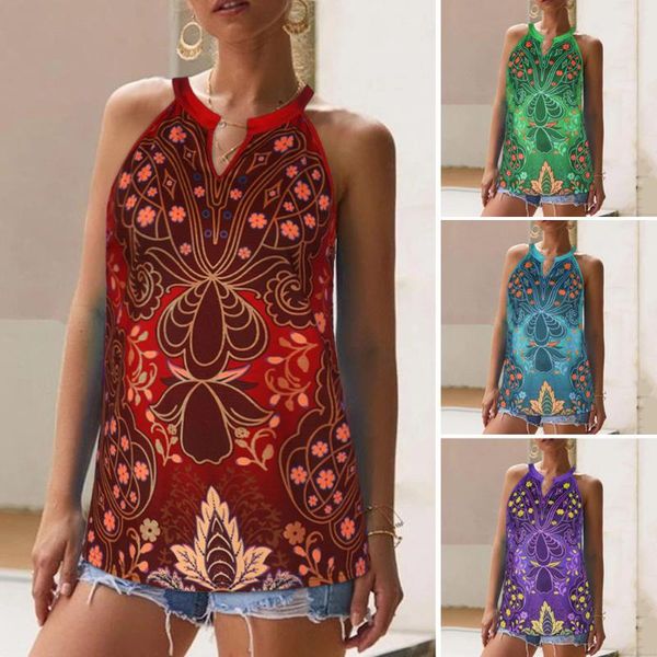 women 2020 casual halter neck sleeveless printed vest summer style tank women clothes camisetas tirantes mujer @50, White
women 2020 casual halter neck sleeveless printed vest summer style tank women clothes camisetas tirantes mujer @50, White