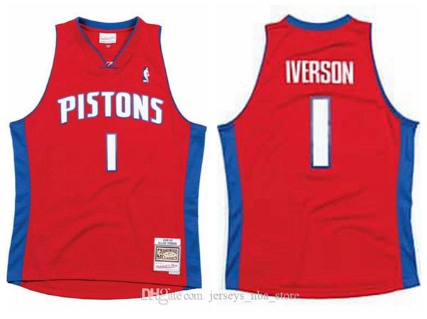 men detroit pistons allen iverson 1 mitchell & ness road 2008-09 authentic jersey 07, Black;red
men detroit pistons allen iverson 1 mitchell & ness road 2008-09 authentic jersey 07, Black;red
