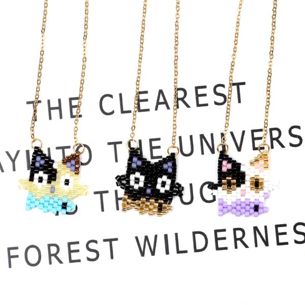 fairywoo new 3 styles animal pendant necklace for women 2020 fashion cute cat jewelry gold chains handmade necklace glass beads, Silver
fairywoo new 3 styles animal pendant necklace for women 2020 fashion cute cat jewelry gold chains handmade necklace glass beads, Silver