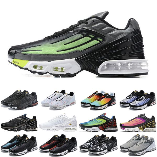 2020 new tn plus 3 men women running shoes triple white black iridescent parachute pack spider mens trainers sports sneakers runners
2020 new tn plus 3 men women running shoes triple white black iridescent parachute pack spider mens trainers sports sneakers runners