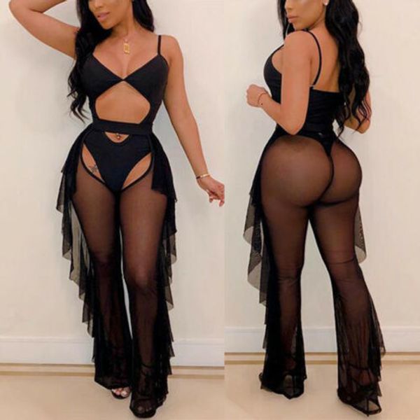 women mesh sheer perspective spaghetti strap solid sleeveless crop casual summer hollow out bodycon club jumpsuit 2pcs, Gray
women mesh sheer perspective spaghetti strap solid sleeveless crop casual summer hollow out bodycon club jumpsuit 2pcs, Gray