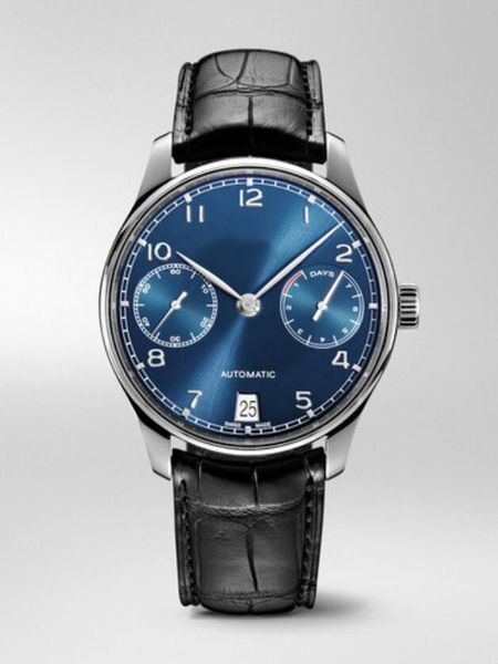 men 42.3mm 500705 500710 blue dial leather strap movement automatic mens watch men's watches, Slivery;brown
men 42.3mm 500705 500710 blue dial leather strap movement automatic mens watch men's watches, Slivery;brown
