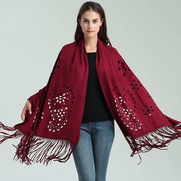 hxdah autumn new laser carved tassel variable women's autumn new laser carved tassel scarf deerskin shawl deerskin variable scarf women, Blue;gray
hxdah autumn new laser carved tassel variable women's autumn new laser carved tassel scarf deerskin shawl deerskin variable scarf women, Blue;gray